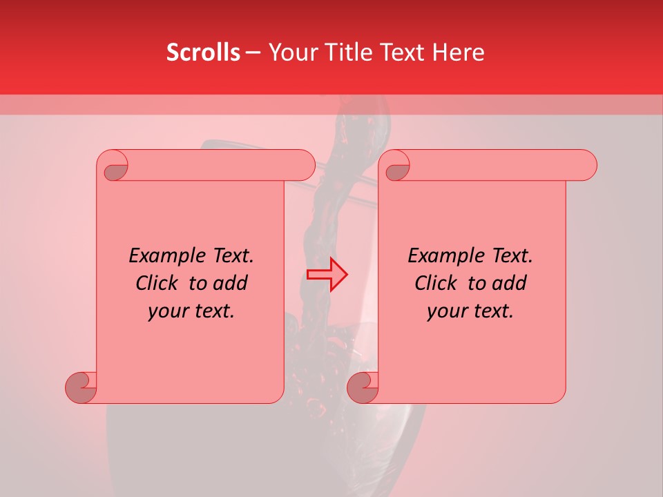 Luxury Element Wine PowerPoint Template