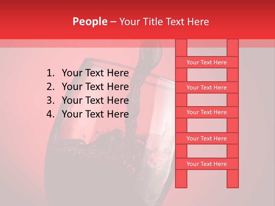 Luxury Element Wine PowerPoint Template