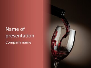 Expression Beverage Dark PowerPoint Template