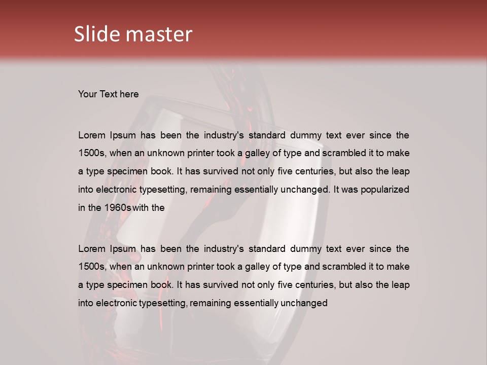 Expression Beverage Dark PowerPoint Template