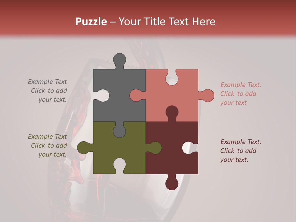 Expression Beverage Dark PowerPoint Template