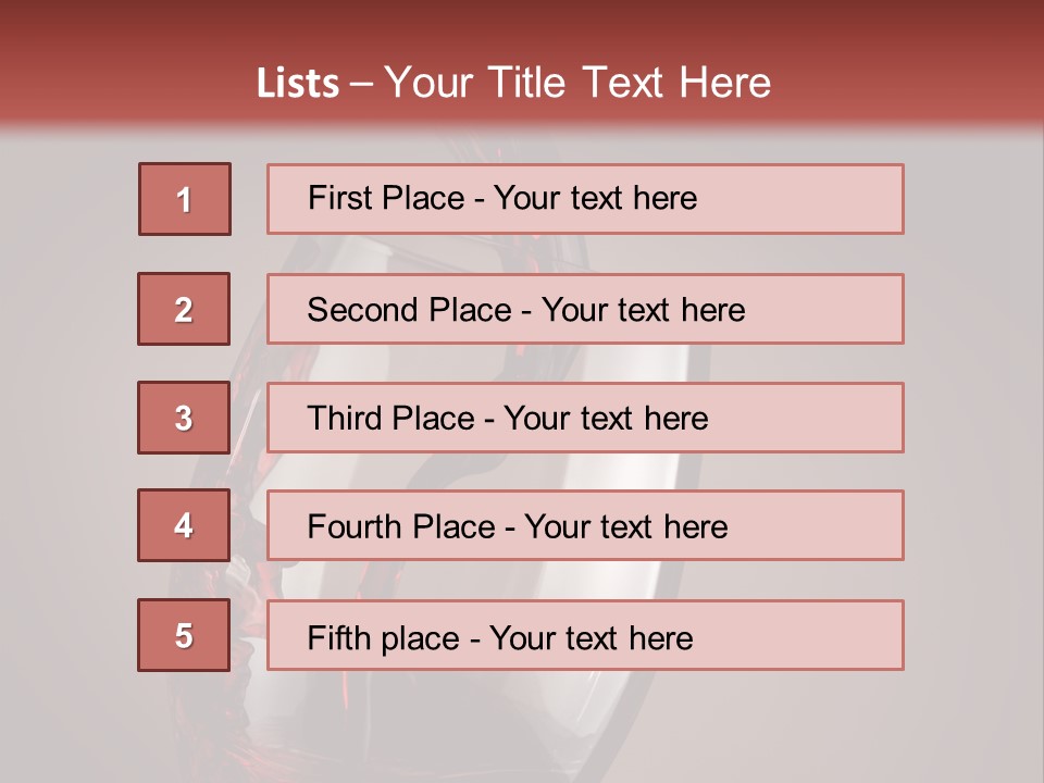 Expression Beverage Dark PowerPoint Template