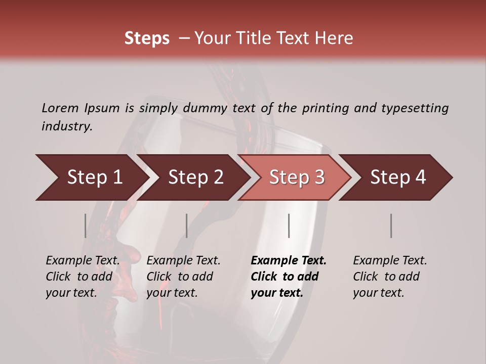 Expression Beverage Dark PowerPoint Template