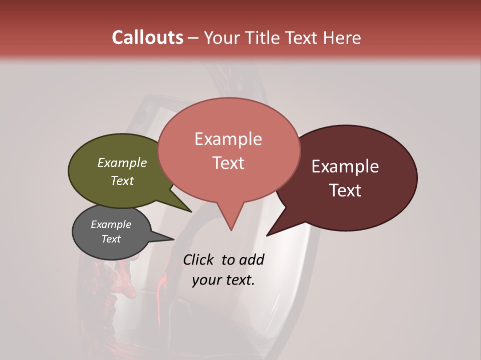 Expression Beverage Dark PowerPoint Template