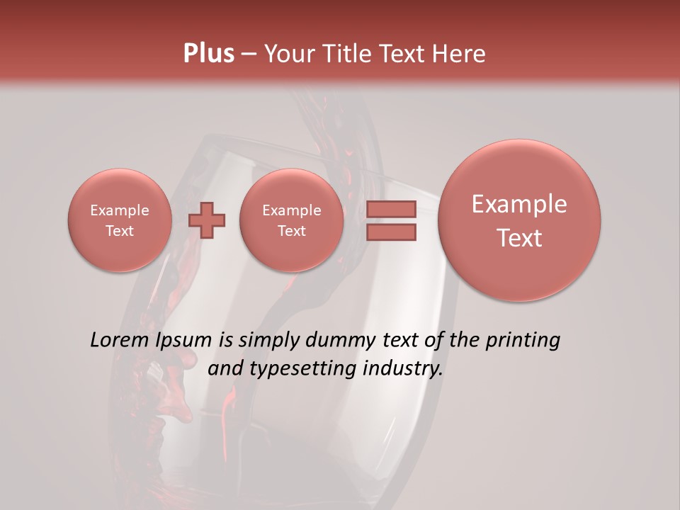 Expression Beverage Dark PowerPoint Template