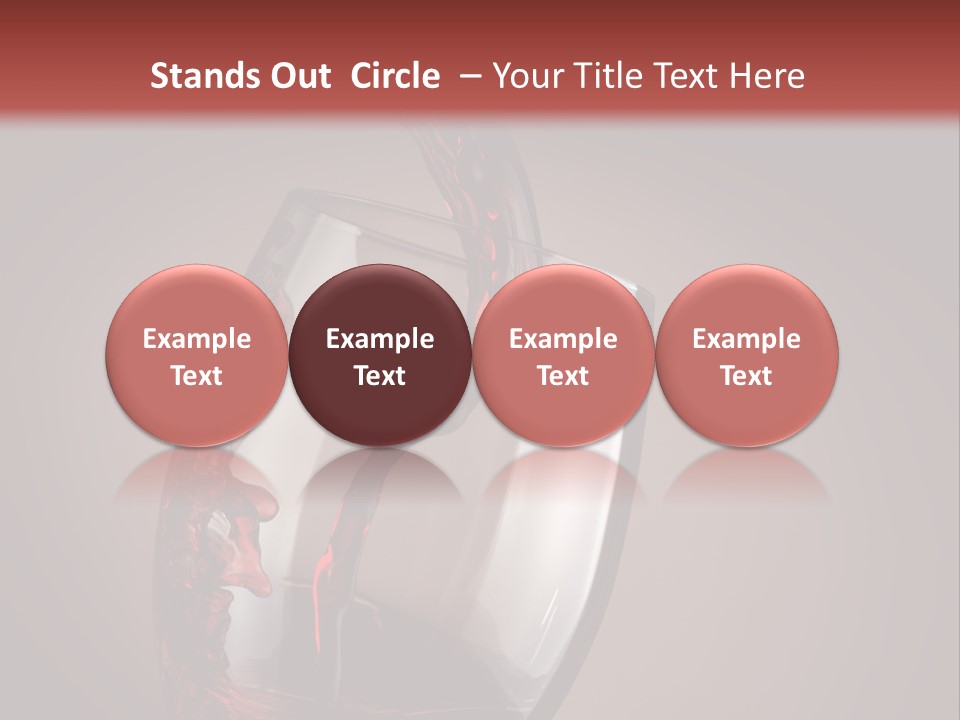 Expression Beverage Dark PowerPoint Template