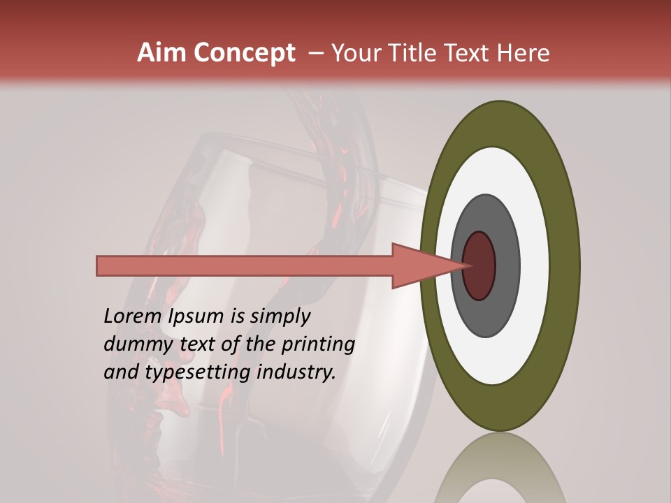 Expression Beverage Dark PowerPoint Template