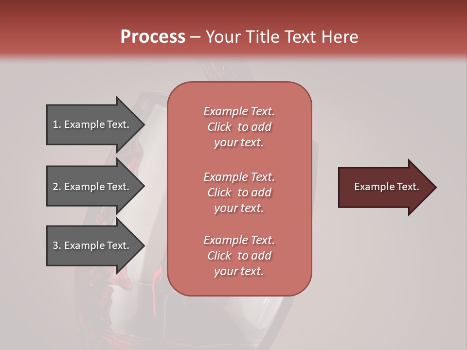 Expression Beverage Dark PowerPoint Template