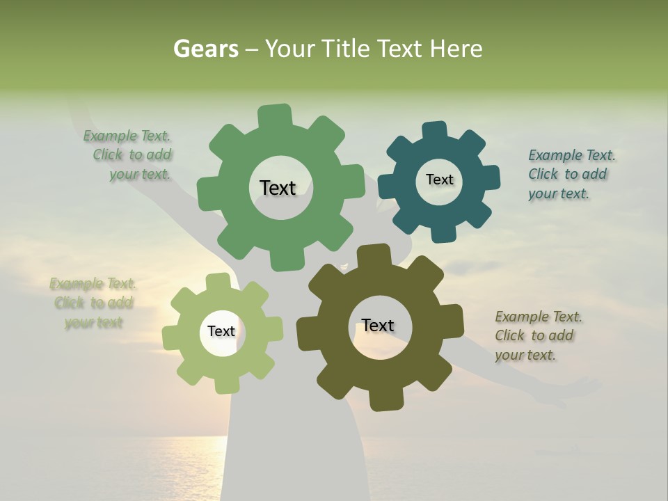 Dance Red Activity PowerPoint Template