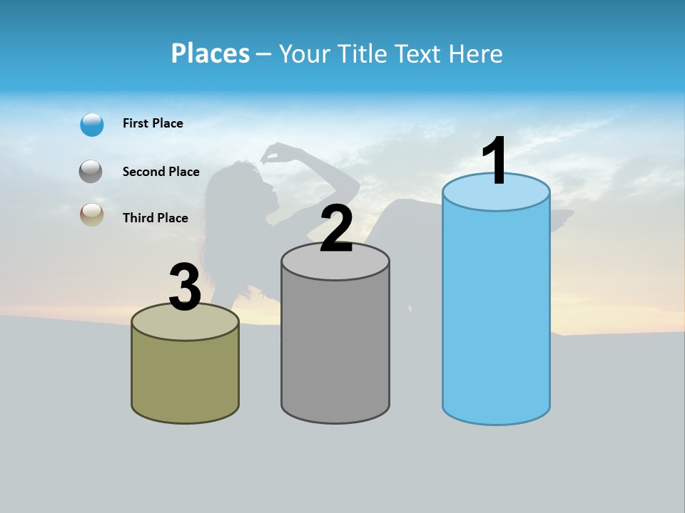 Beach Play Sun PowerPoint Template