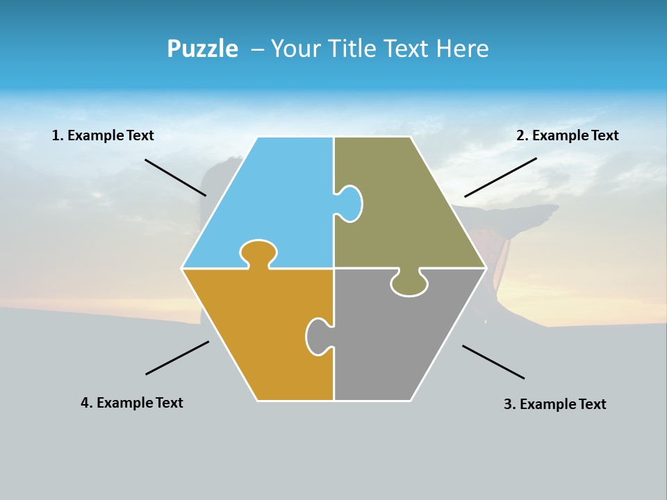 Beach Play Sun PowerPoint Template