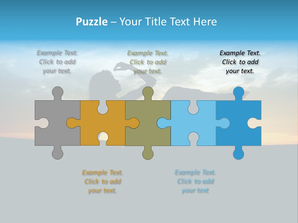 Beach Play Sun PowerPoint Template