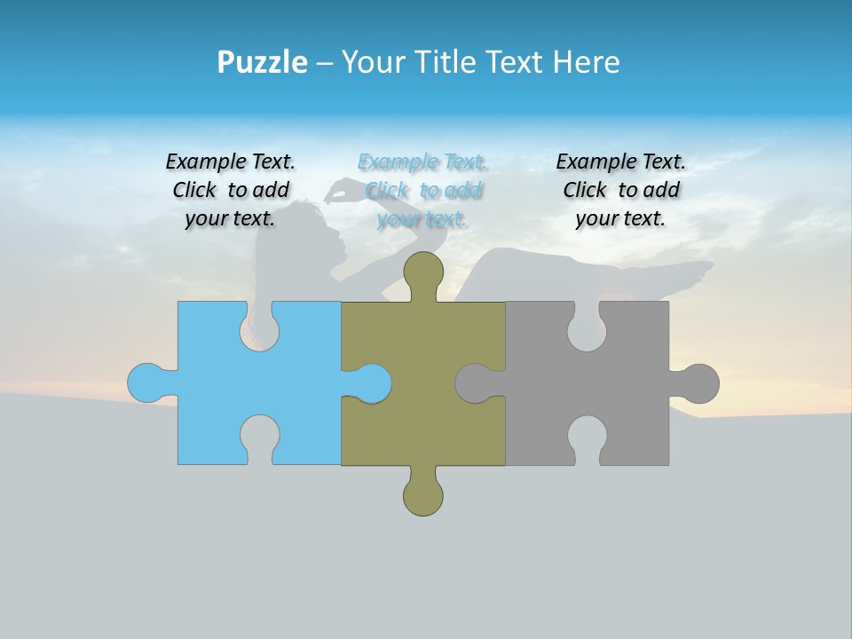 Beach Play Sun PowerPoint Template