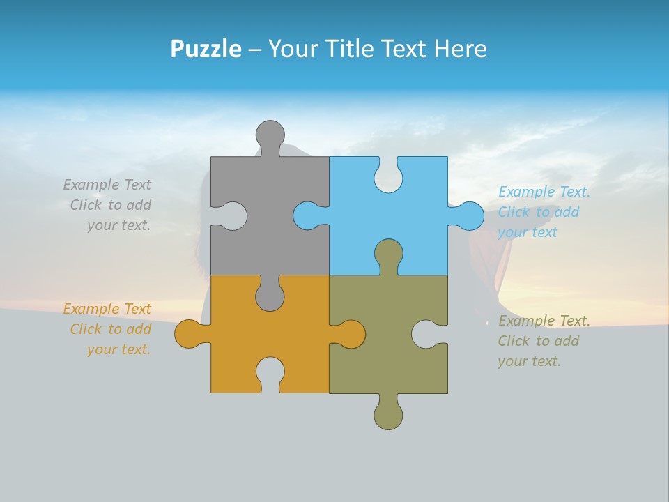 Beach Play Sun PowerPoint Template