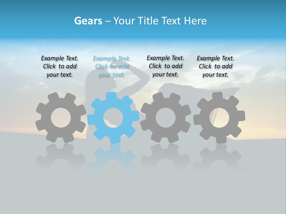 Beach Play Sun PowerPoint Template