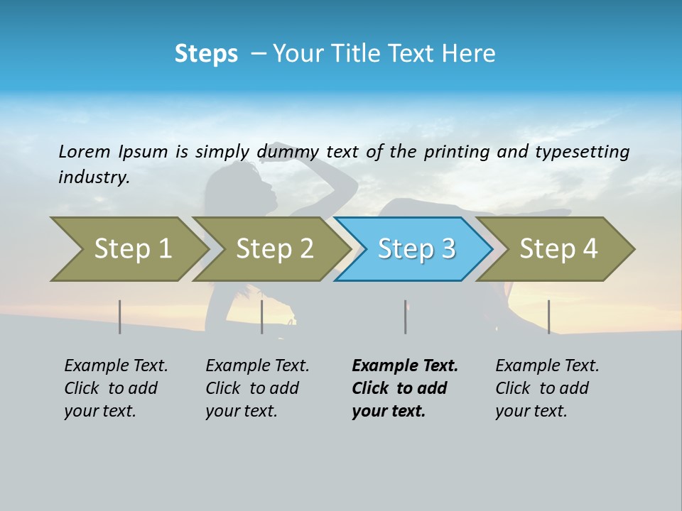 Beach Play Sun PowerPoint Template