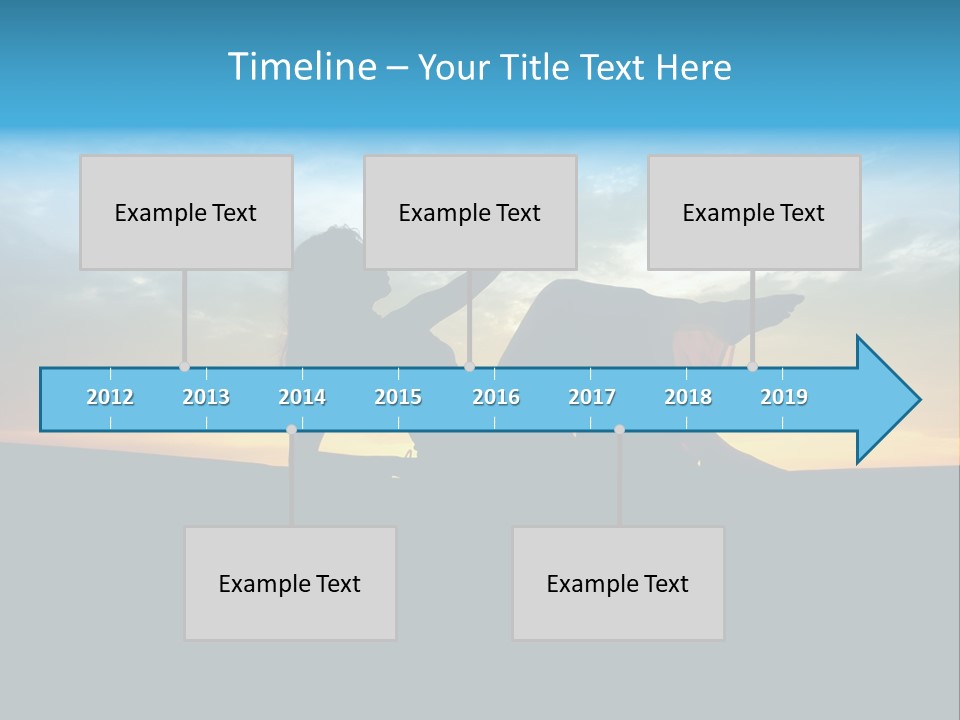 Beach Play Sun PowerPoint Template