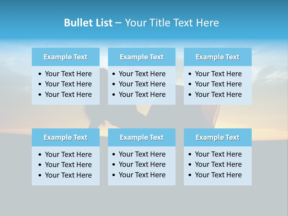 Beach Play Sun PowerPoint Template