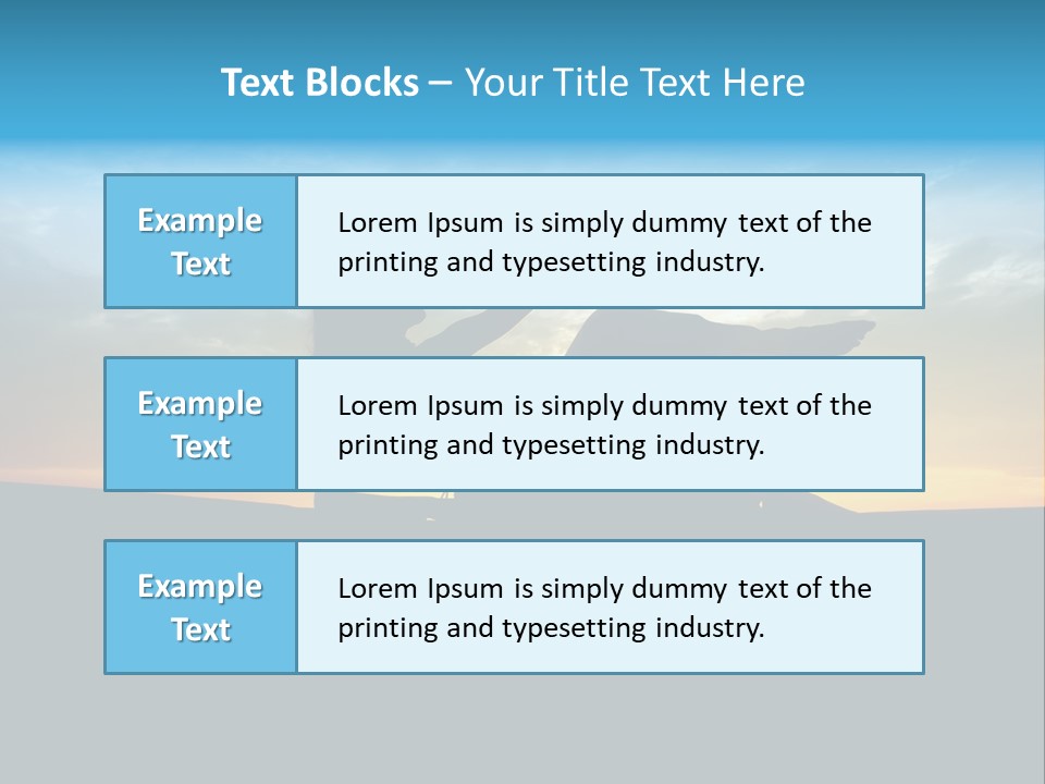 Beach Play Sun PowerPoint Template