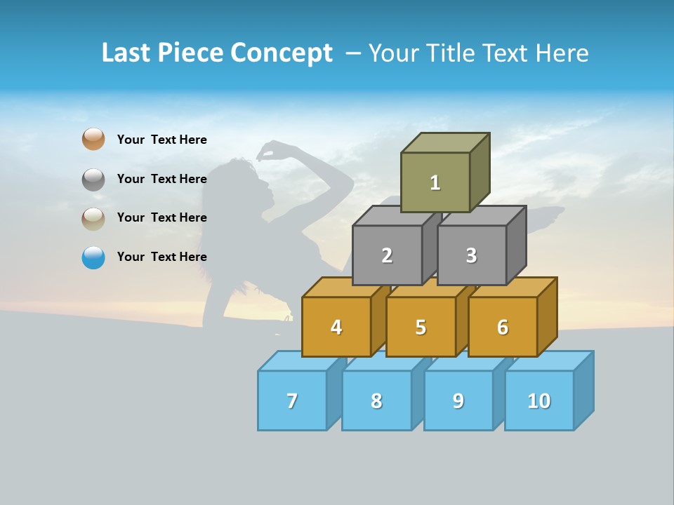 Beach Play Sun PowerPoint Template