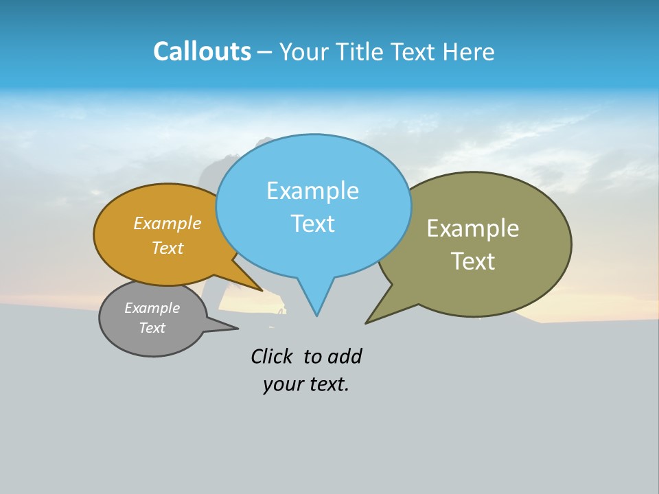 Beach Play Sun PowerPoint Template