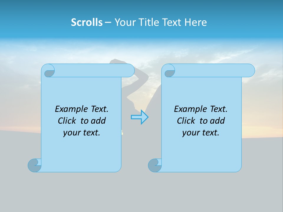 Beach Play Sun PowerPoint Template