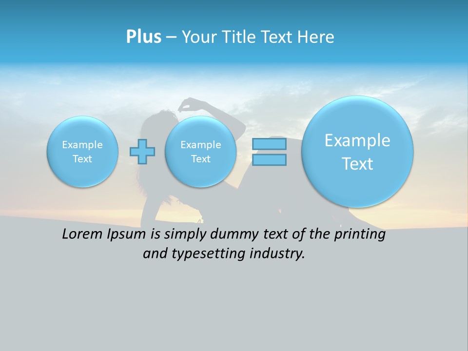 Beach Play Sun PowerPoint Template