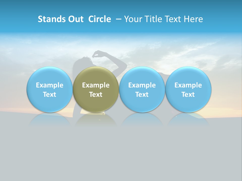 Beach Play Sun PowerPoint Template