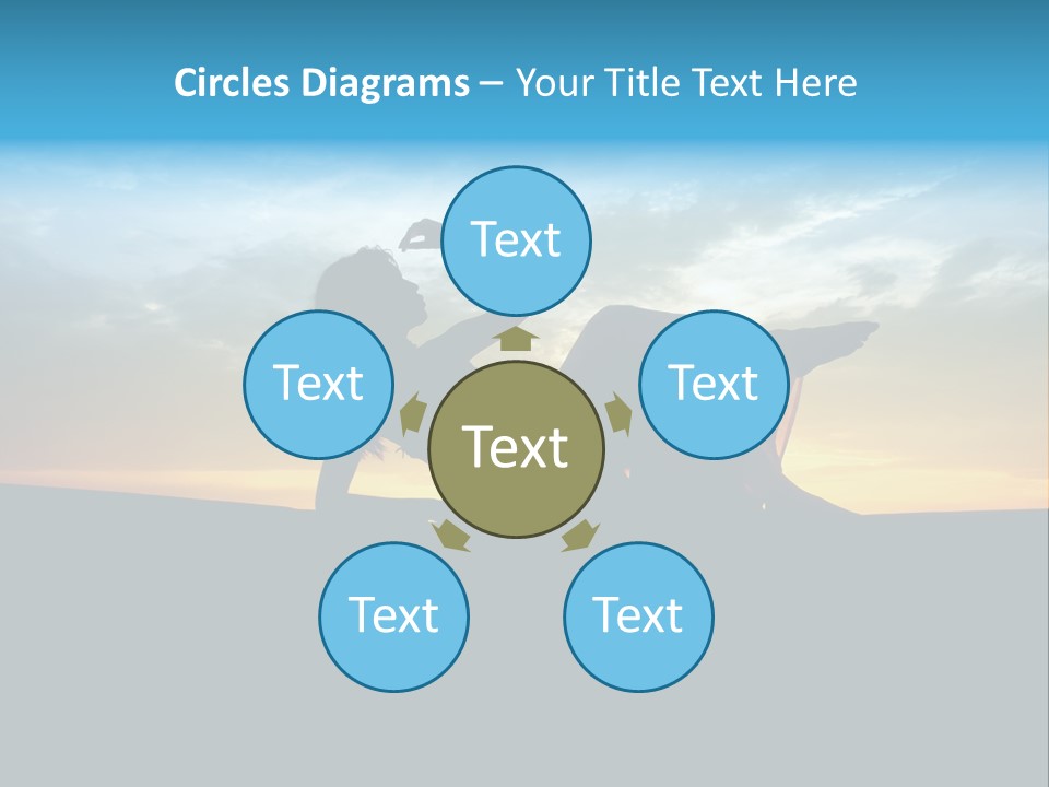 Beach Play Sun PowerPoint Template