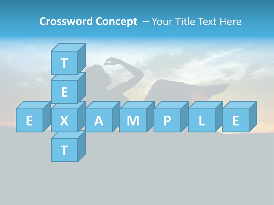 Beach Play Sun PowerPoint Template