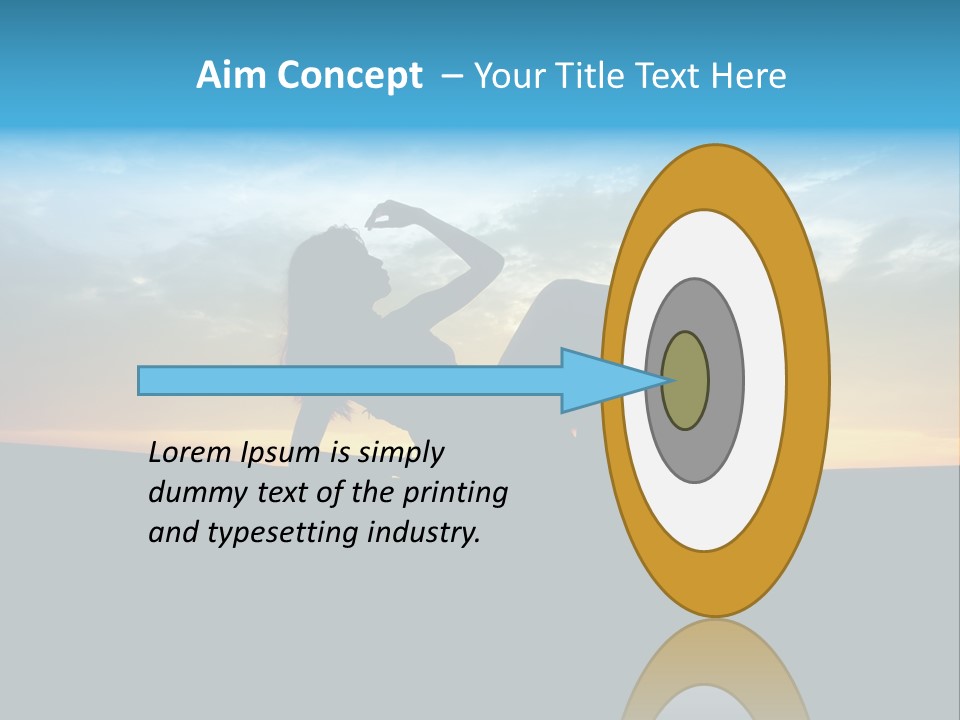 Beach Play Sun PowerPoint Template