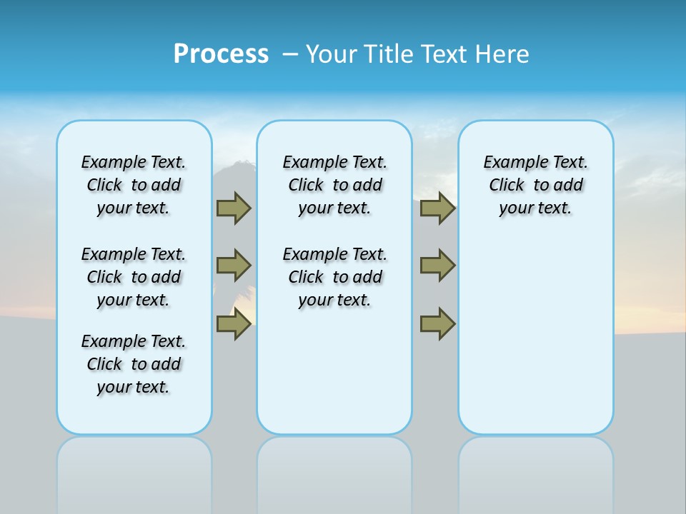 Beach Play Sun PowerPoint Template