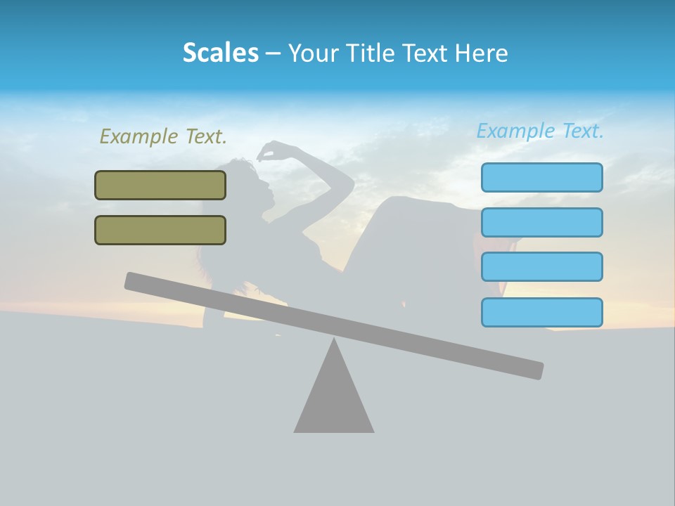 Beach Play Sun PowerPoint Template