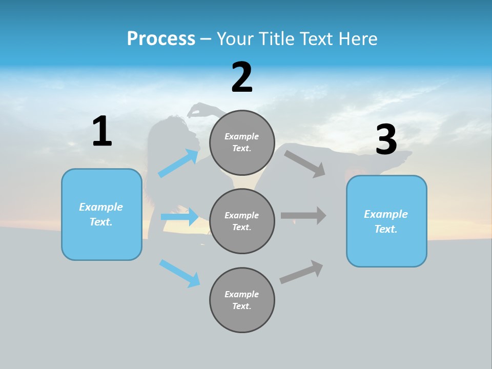 Beach Play Sun PowerPoint Template