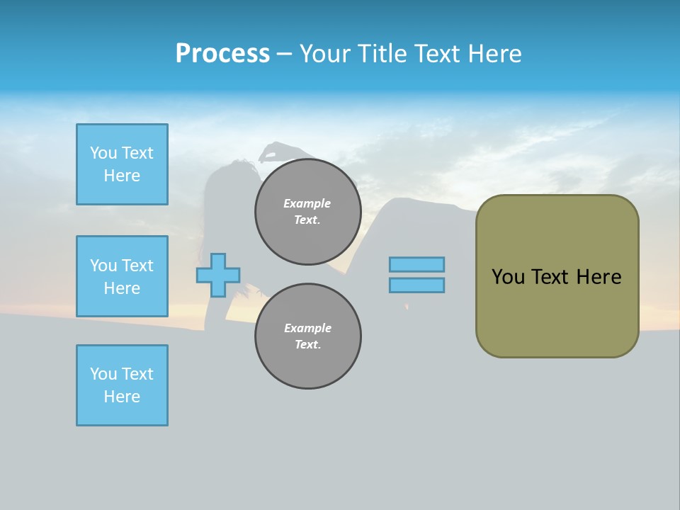 Beach Play Sun PowerPoint Template