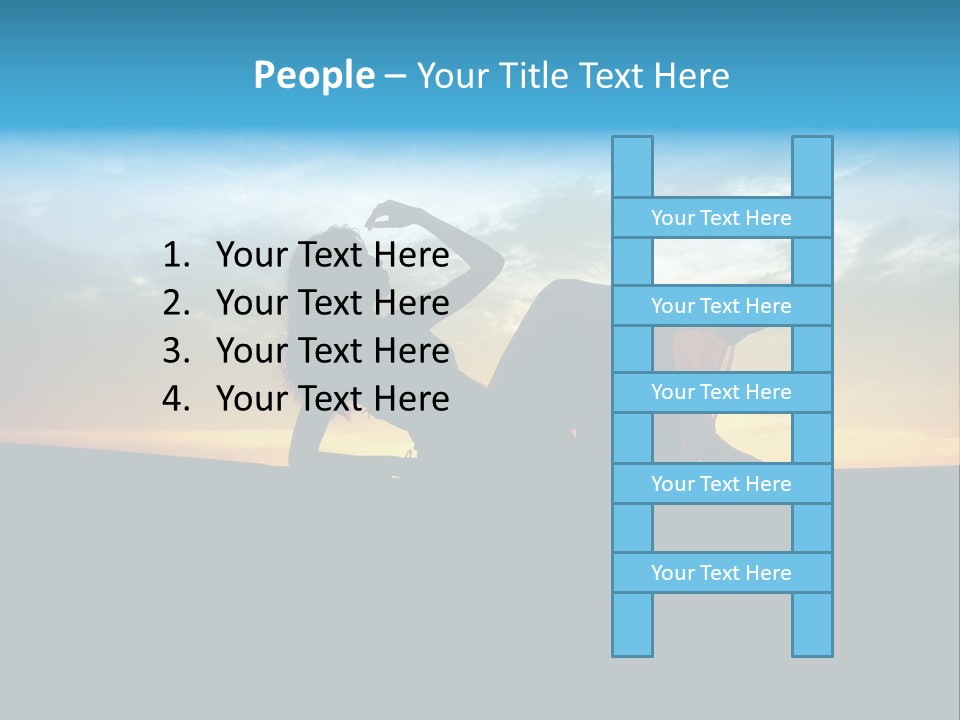 Beach Play Sun PowerPoint Template