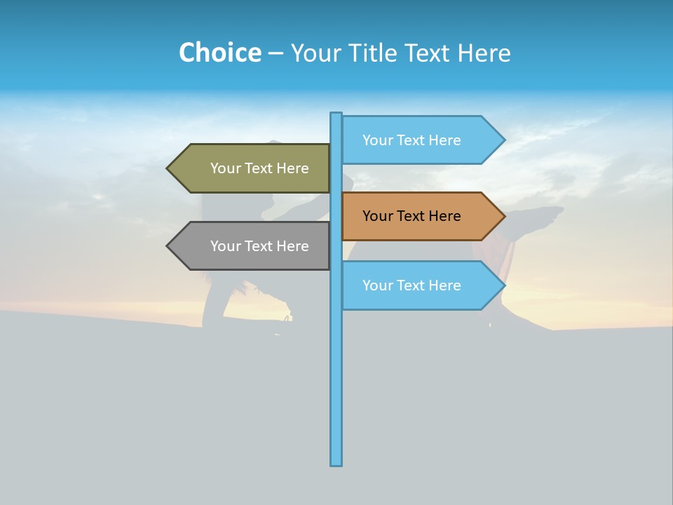 Beach Play Sun PowerPoint Template