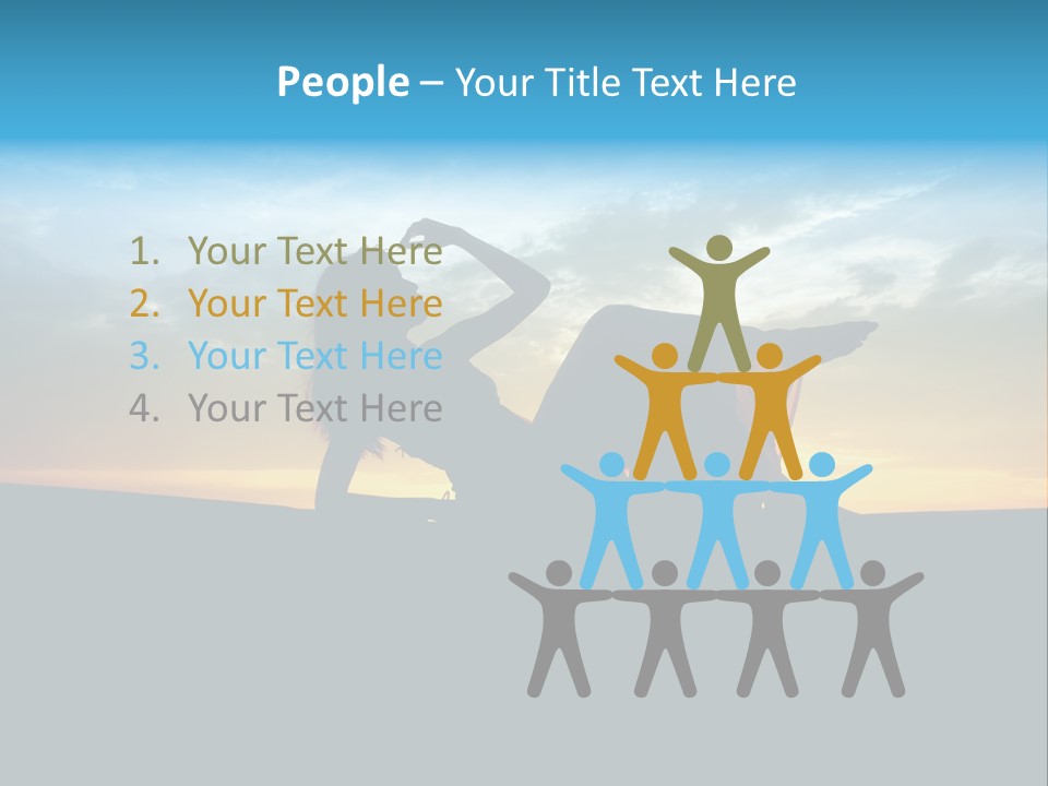 Beach Play Sun PowerPoint Template