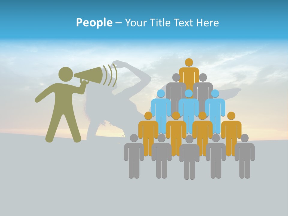 Beach Play Sun PowerPoint Template