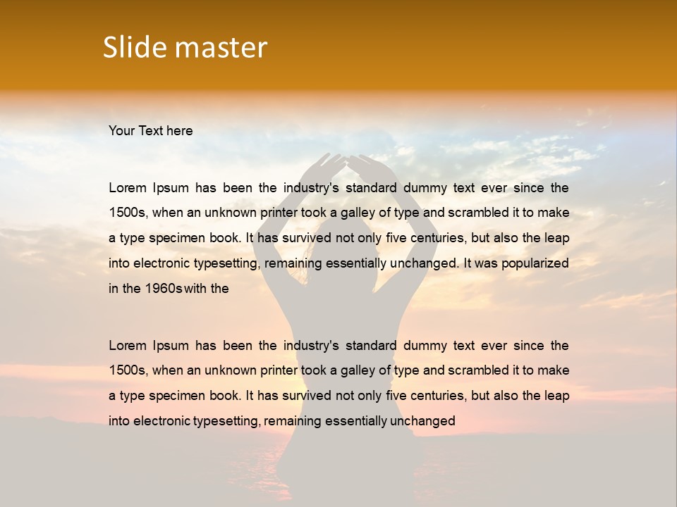 Ocean Abstract Relax PowerPoint Template