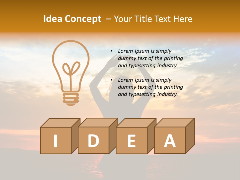 Ocean Abstract Relax PowerPoint Template