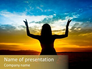 Sea Action Person PowerPoint Template