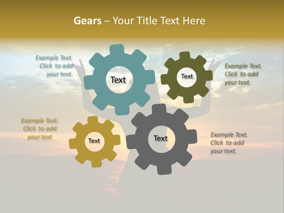 Sea Action Person PowerPoint Template