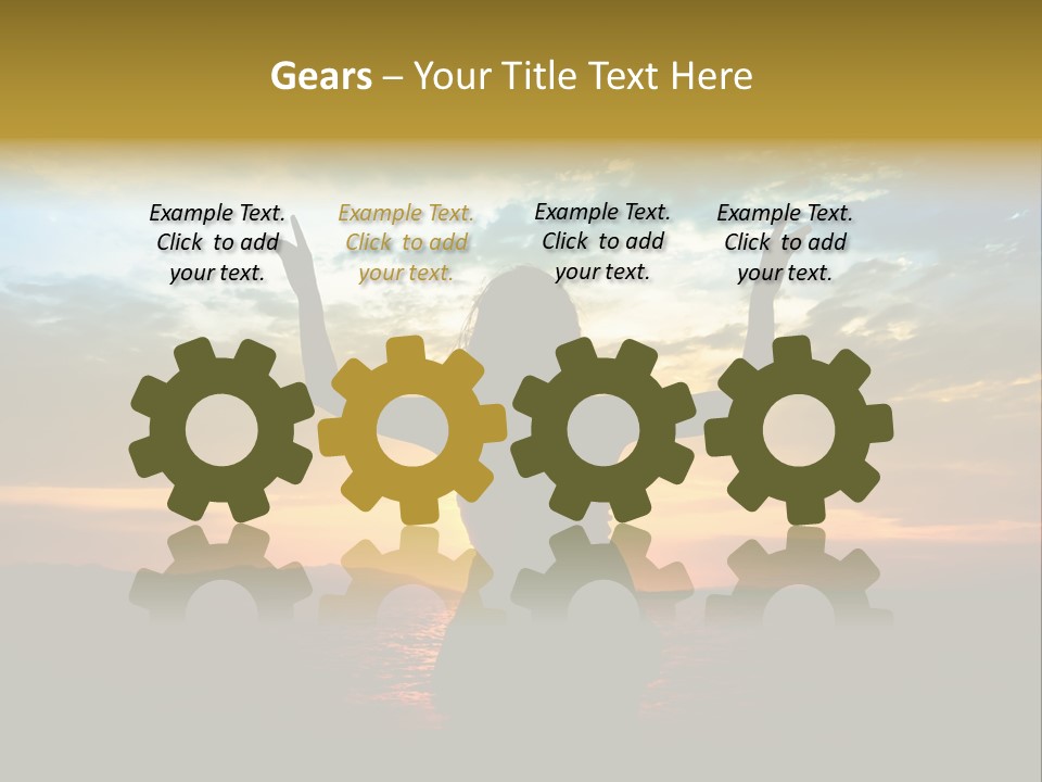 Sea Action Person PowerPoint Template