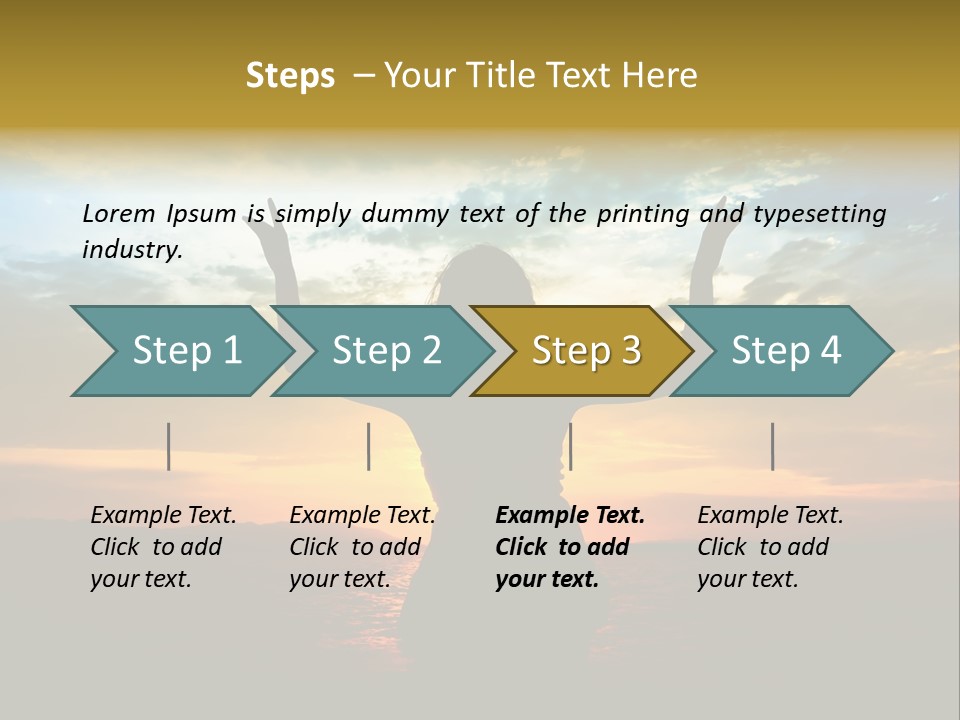 Sea Action Person PowerPoint Template