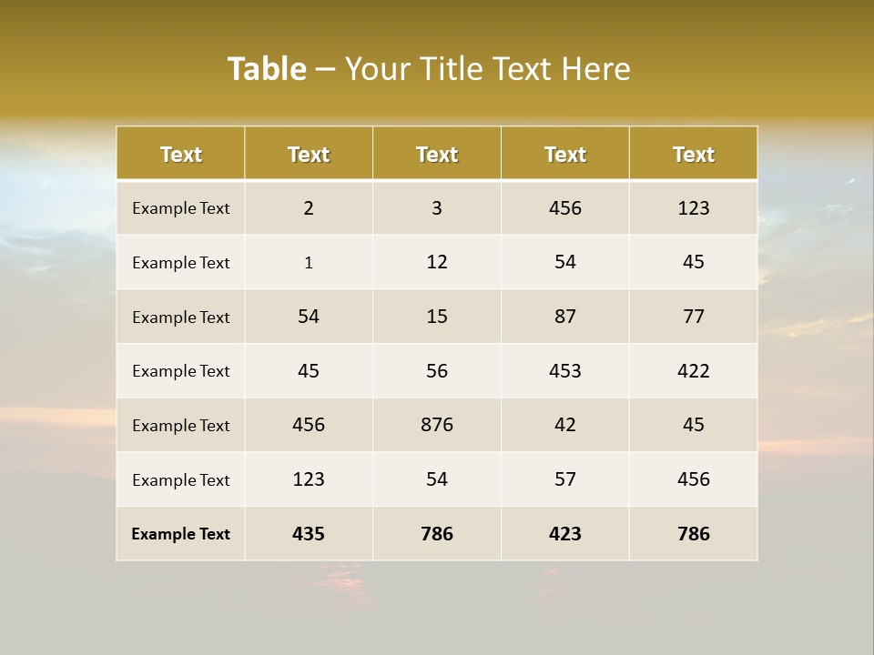 Sea Action Person PowerPoint Template
