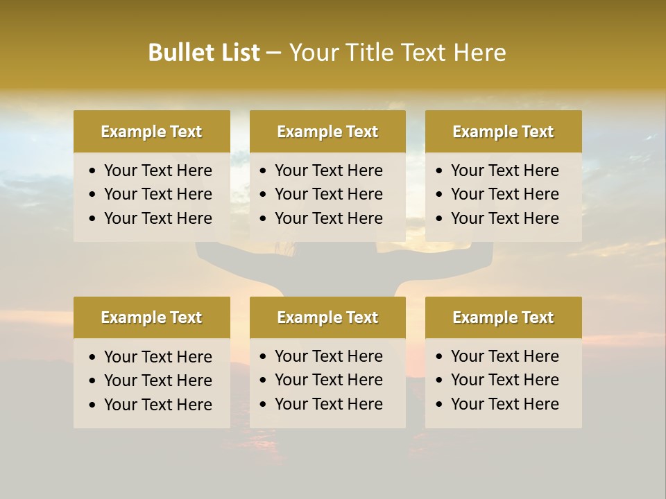 Sea Action Person PowerPoint Template