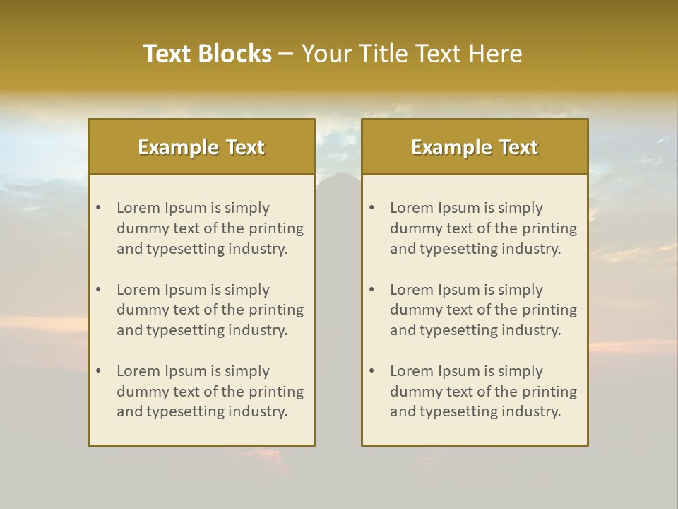 Sea Action Person PowerPoint Template