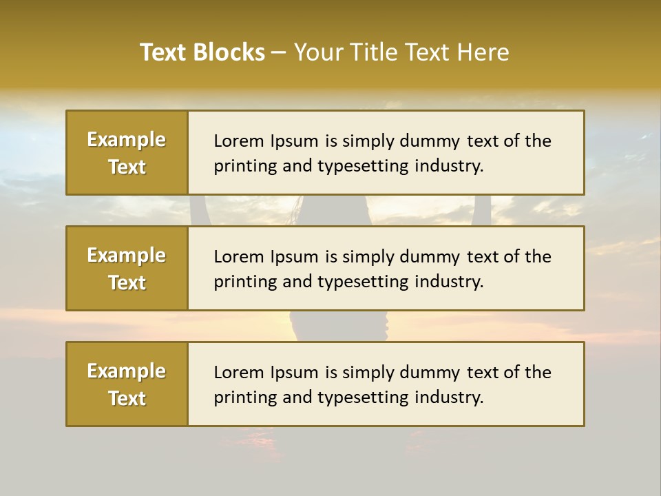 Sea Action Person PowerPoint Template