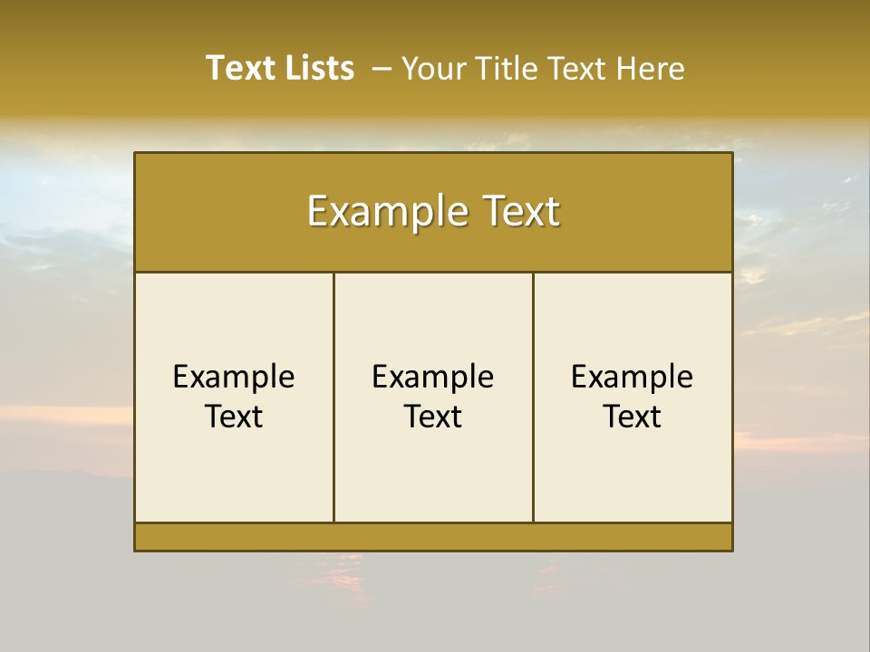 Sea Action Person PowerPoint Template